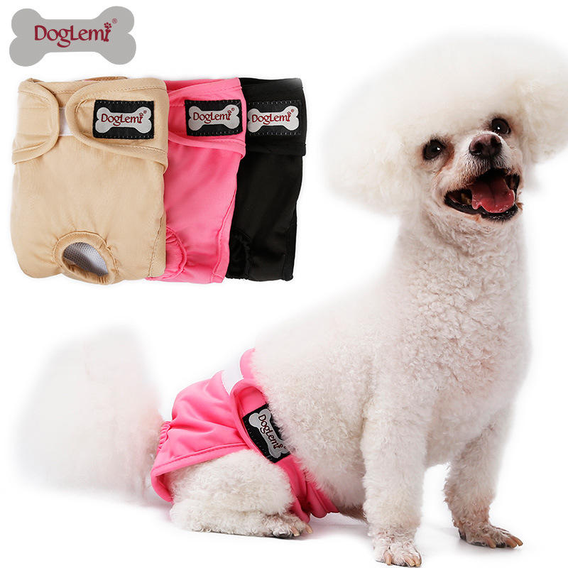 Washable Female Dog Sanitary Pants Waterproof Anti-harassment Dog Diaper Physiological Pants Pet Pants