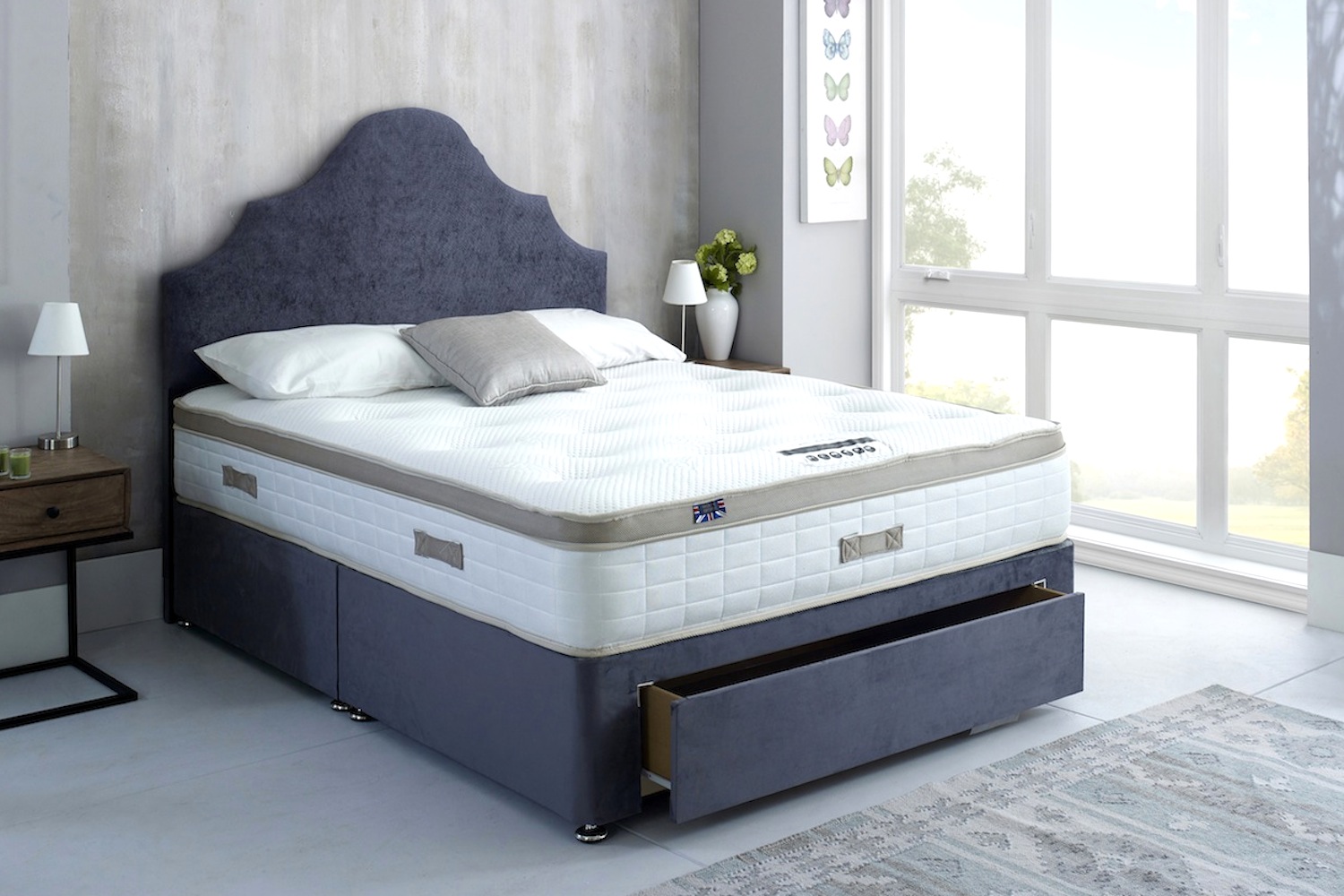 Diplomat Pocket Spring 3000 Memory Foam Divan Bed