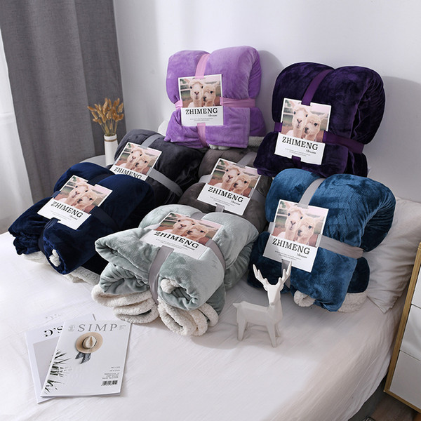 weighted flannel fleece blanket winter soft thick sherpa throw blanket for sofa bed couch