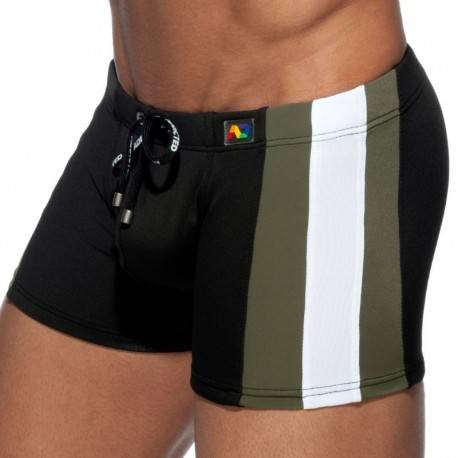 Addicted Basic Stripes Swim Boxer - Black S
