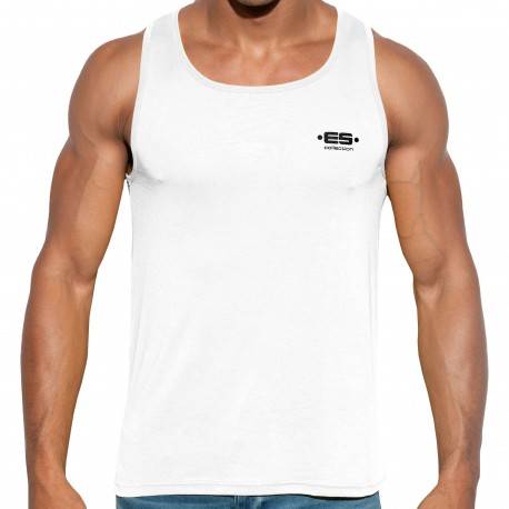 ES Collection Basic Tank Top - White S