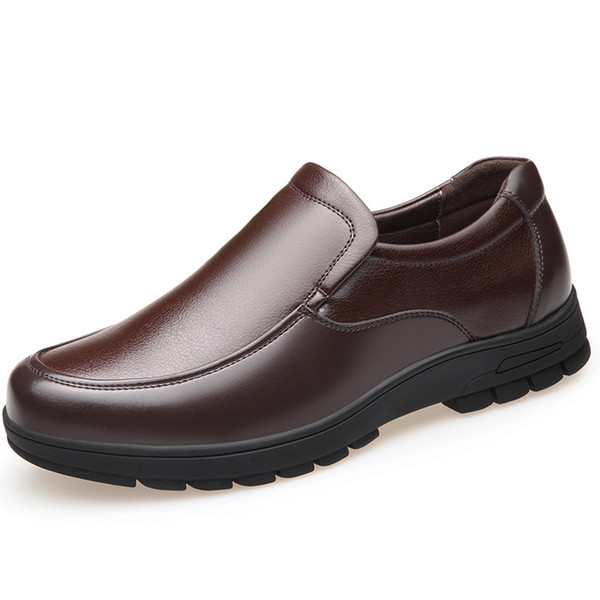 men elegant men shoes spring leather fashion comfortable social shoe #ms8116121
