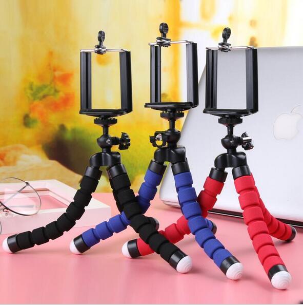 Bionanosky Toney Adjustable Three Legs Stand Aluminium Self Shooting Bracket Cell Phone Holder Mobile Phones Camera Flexible Mini Tripods