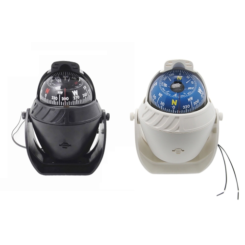 High Precision Car Magnetic Compass Multi-Functional LED Light Electronic Navigation Sea Marine Boat Ship Compass