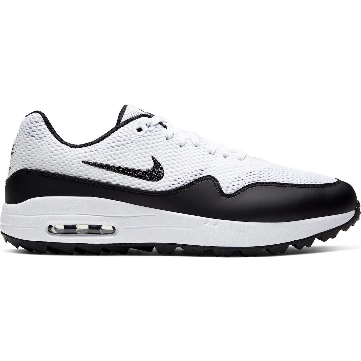 Nike Air Max 1G Textil Golfschuh Herren weiß/schwarz