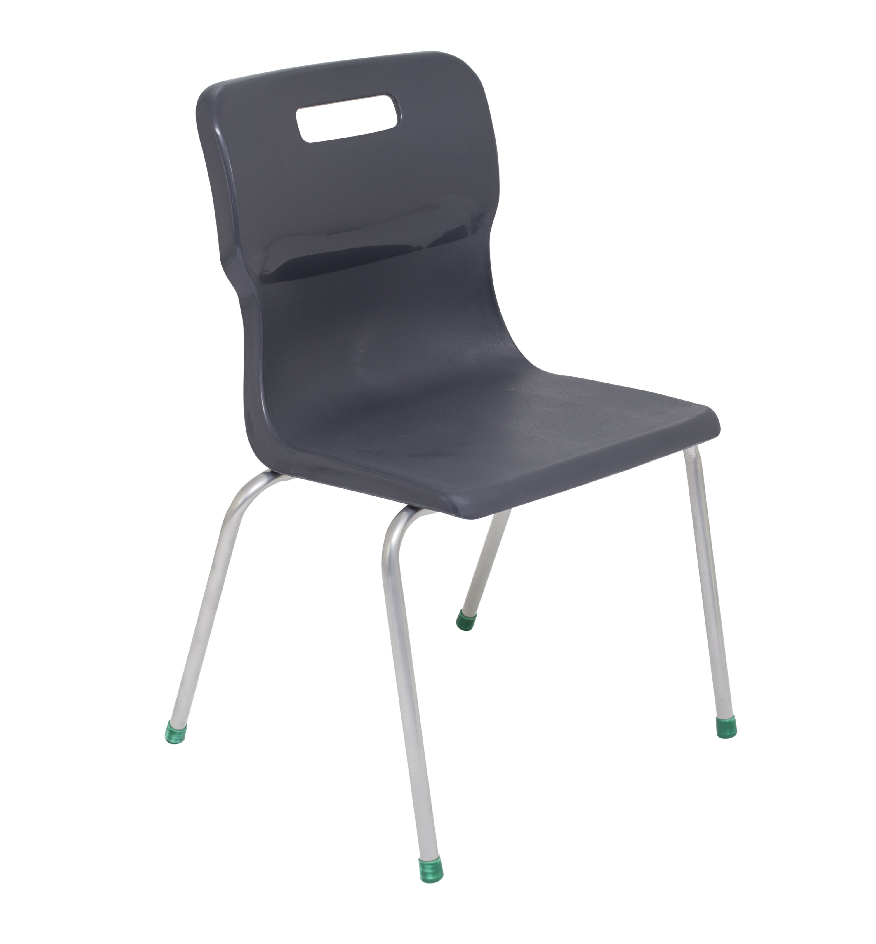Titan 4 Leg Chair Size 5 - 430mm Seat Height - Charcoal