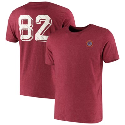 Aston Villa Retro 82 T Shirt - Claret Marl - Mens
