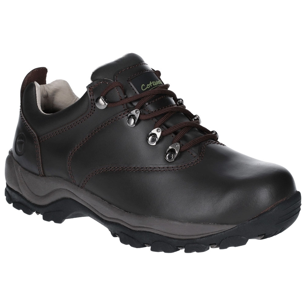 Cotswold Mens Winstone Waterproof Leather Low Walking Shoes UK Size 8 (EU 42)