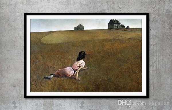 christinas world andrew wyeth art works painting home decor art poster print 16 24 36 47 inches