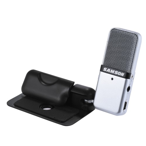 Samson GO Mic Mini Portable Recording Condenser Microphone Clip-on Design