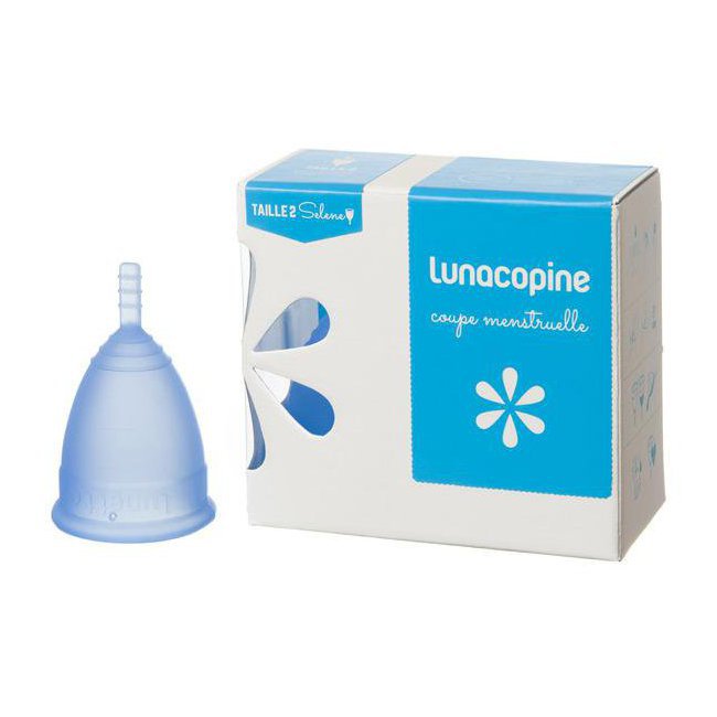 Coupe menstruelle LunaCopine Selene bleue - Taille 2