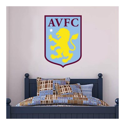 Aston Villa Crest Wall Sticker - 90cm x 65cm