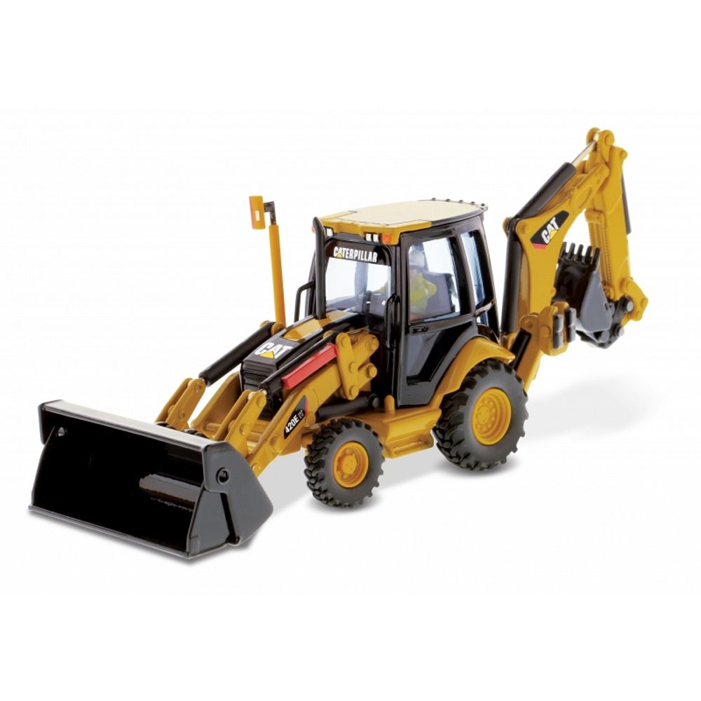 CAT 420 E IT Backhoe Loader in Yellow (1:50 scale by Diecast Masters DM85143)