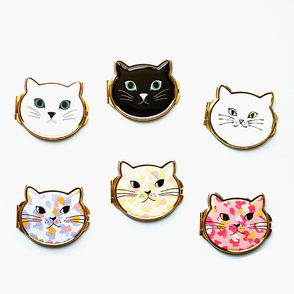 cute cat cosmetic mirror portable compact mirrors souvenirs birthday gift