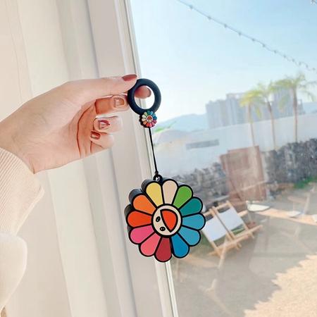 shopkeeper recommended + sunflower design airpod 1-2 generation universal wireless bluetooth headset protection stickers luxury