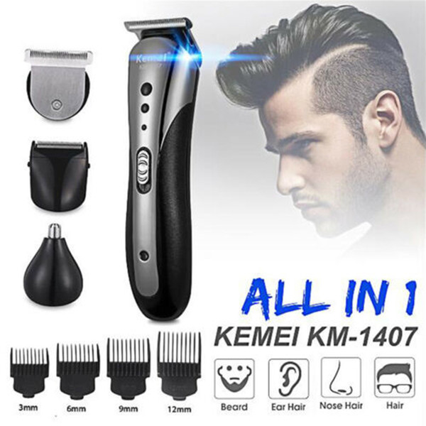 professional waterproof hair trimmer beard trimer hair clipper electric cutting machine haircut for men grooming eu plug