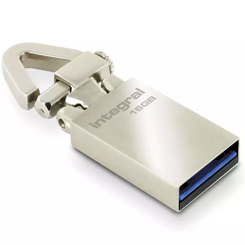 Integral 16GB Tag USB 3.0 Flash Drive - 120Mb/s
