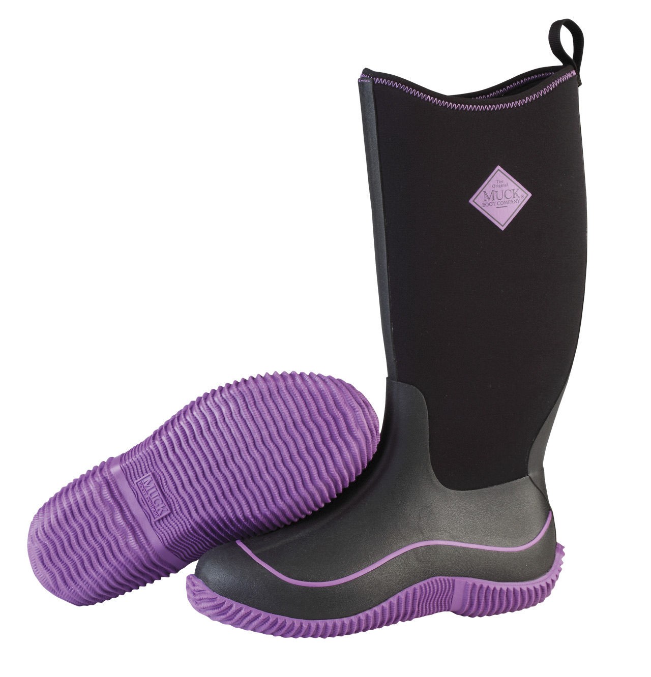 Muck Boots - Hale (Black/Purple)-[Size:8]