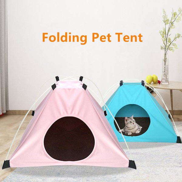 Cat Beds & Furniture Warm Breathable Pet Dogs Cats Foldable Tent Soft Nests Sleeping Bed House Kennel For Dog Basket