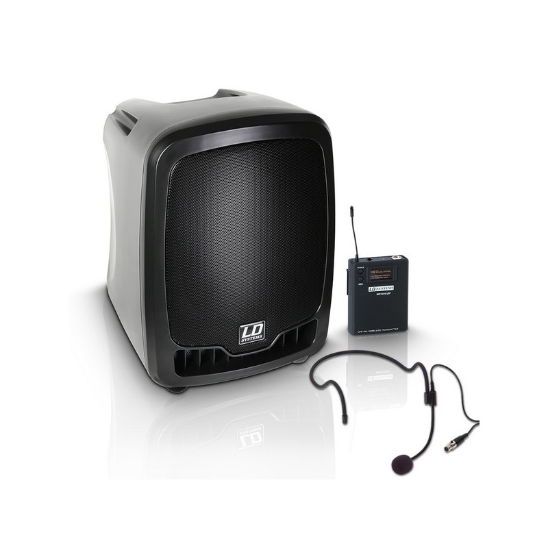 LD Systems Roadboy 65 - Mobiler PA Lautsprecher mit Headset