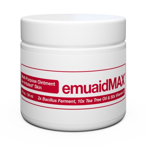Ointments -  &  MAX - Erste Hilfe Salbe für über 100 Hautprobleme - Beruhigt entzündete und gereizte Haut - Mit Emu Öl - 59ml Creme