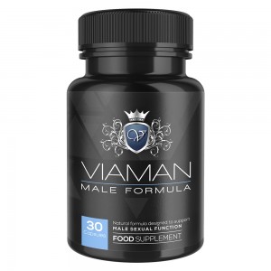 Viaman Male Enhancement Supplement - Natural Ingredients With Zinc & Maca Root - Award Winning Brand - No Known Side Effects - 30 Powerful Capsules