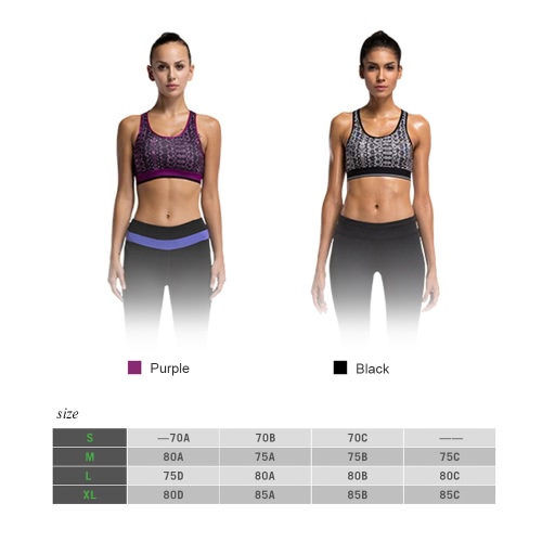 Women's Sports Bra Full Coverage Racerback Removable Padded Wire Free Quickdry Running Yoga Underwear