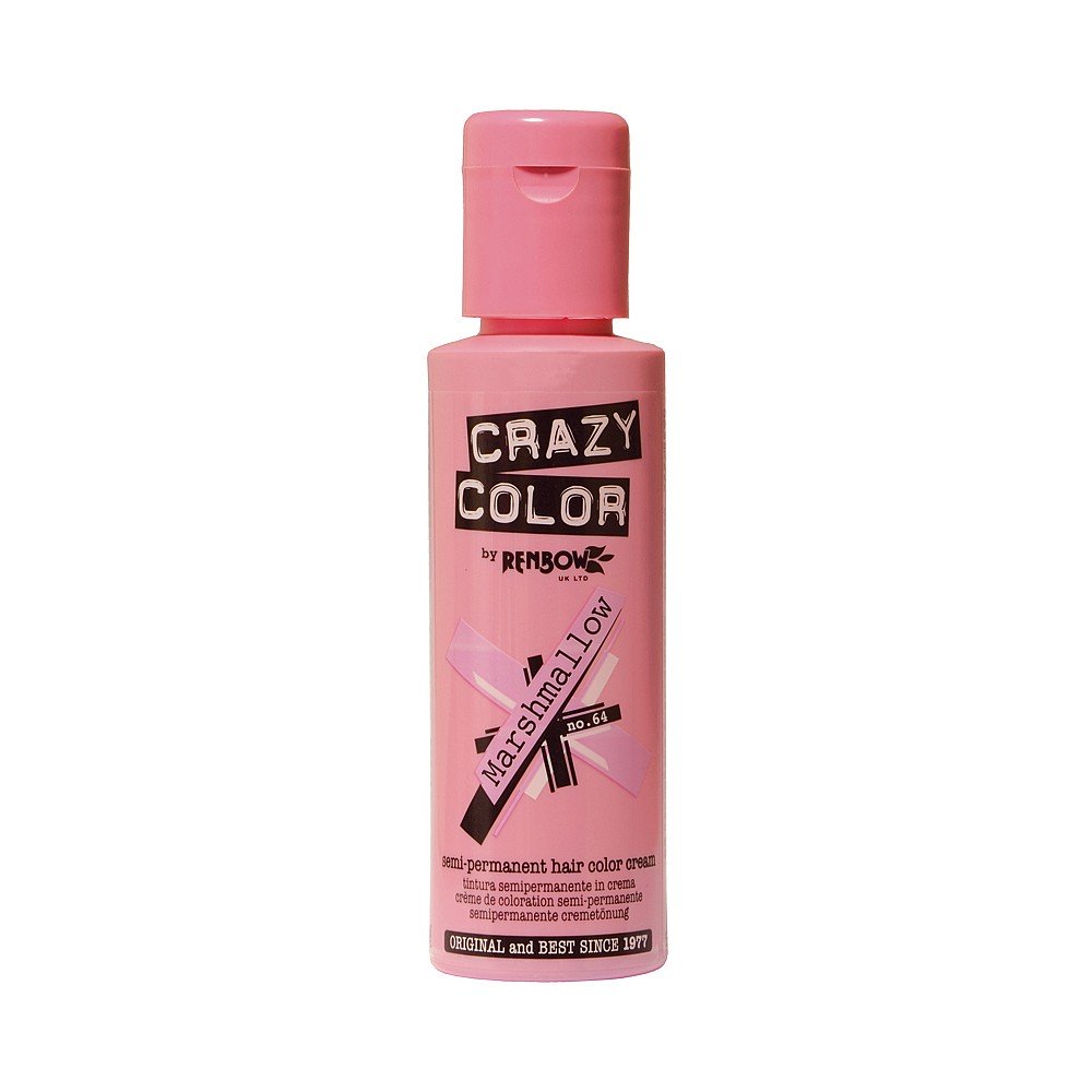 Crazy Color Semi Permanent Hair Colour Cream - Marshmallow 100ml