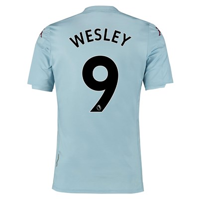 Aston Villa Away Shirt 2019-20 - Kids with Wesley 9 printing