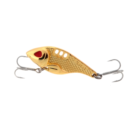 YAPADA VIB 301 10g 15g 20g 25g Zinc Alloy Hard Fishing Lure VIB Bait with Treble Hooks 6 Colors