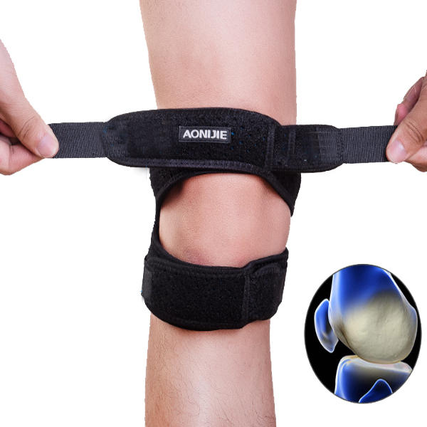 AONIJIE Knee Pad Polyester Gym Exercise Knee Support Sport Brace Fitness Protective Gear