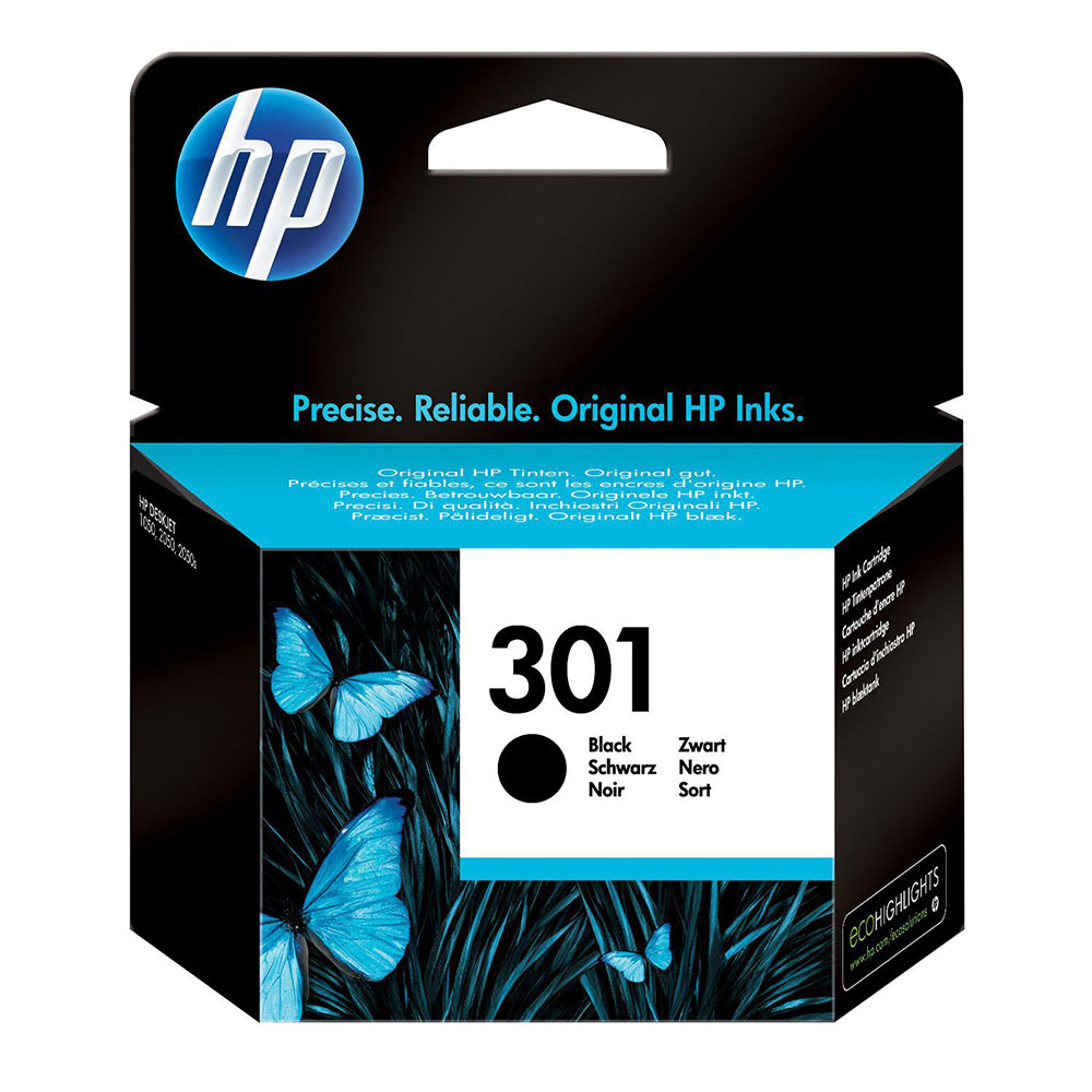 HP Original 301 Ink Cartridge Black (CH561EE)