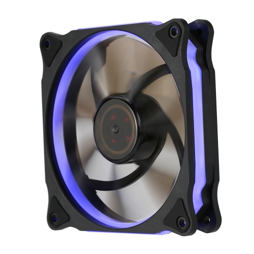 Segotep 120mm Silent Computer Case Cooler Colling Fan LED Lights High Airflow 3P+D