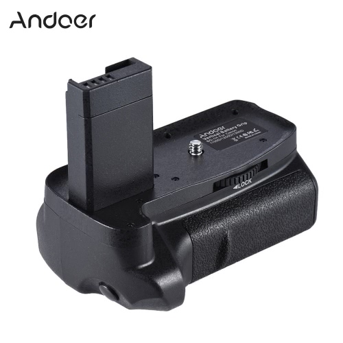 Andoer BG-1H Vertical Battery Grip Compatible with 2 * LP-E10 Battery for Canon EOS 1100D 1200D 1300D / Rebel T3 T5 T6 / kiss X50 X70 DSLR Cameras