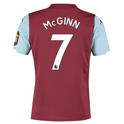 Aston Villa Home Shirt 2019-20 with McGinn 7 printing