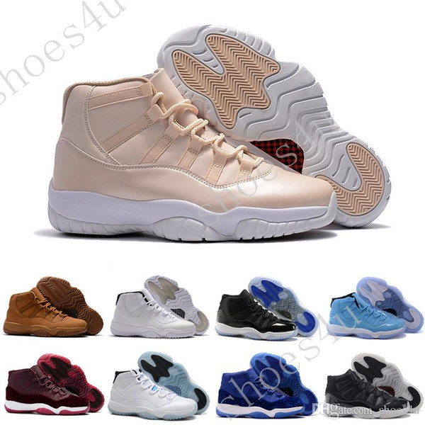 new 2017 11 mens basketball shoes concord bred georgetown space jam citrus gs running sneakers women men high cut athletics boots xi