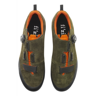 FIZIK X5 Terra MTB Shoe Green/Orange 43