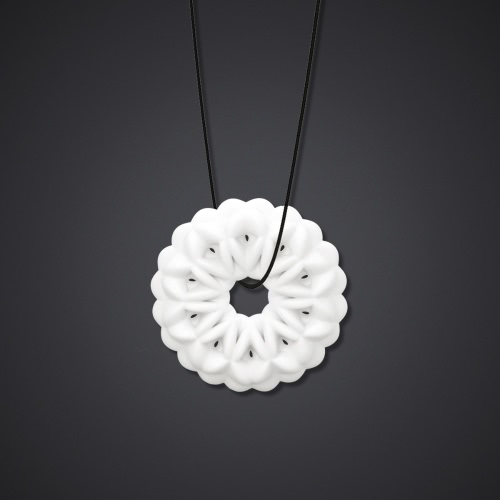 Snowflake Pendant Tomfeel 3D Printed Jewelry Original Design Unique Model