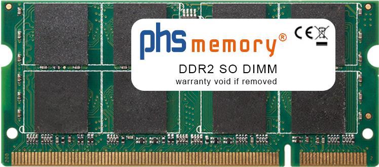 PHS-memory 2GB RAM Speicher für HP 6510b DDR2 SO DIMM 667MHz PC2-5300S (SP104112)