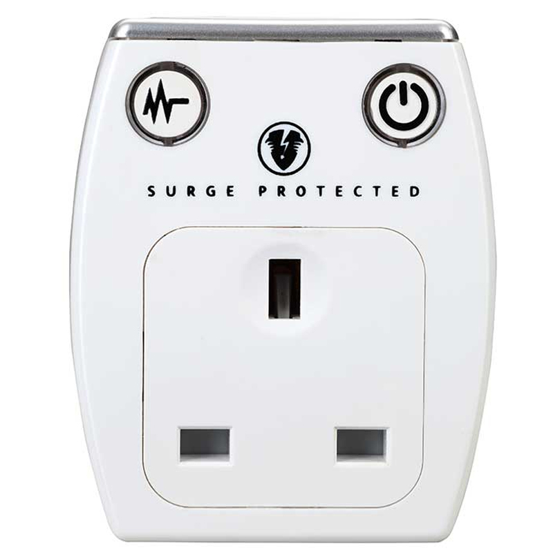 Masterplug 3.1A Surge Protected USB Mains Charger - White
