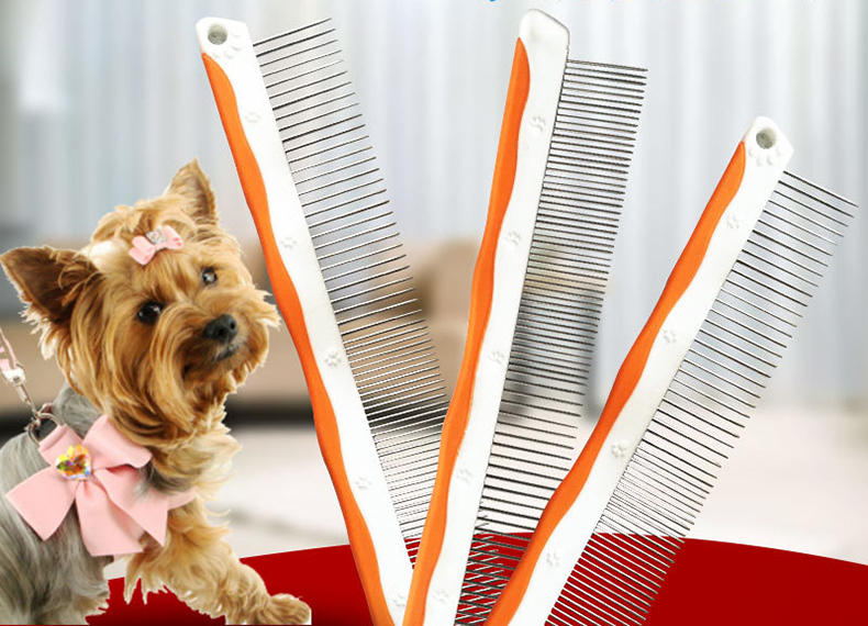 Pet Comb Professional Steel Grooming Comb Cleaning Hair Trimmer Brush Pet Dog Cat Accessories