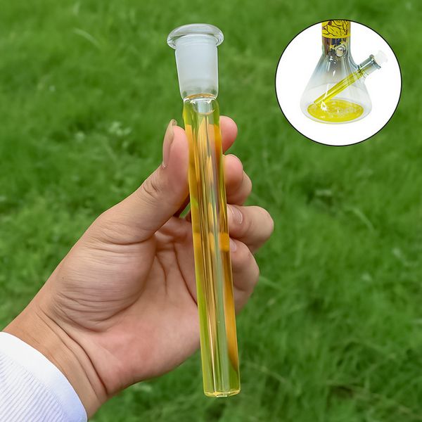 Glass oil burner pipe Smoking Accessories Glass Downstem With 19mm Female to Male bong
