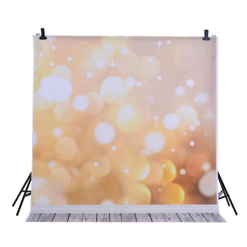 1.5 * 2m Photographie arrière-plan Toile de fond Impression numérique Fantasy Light Spot Modèle de plancher en bois pour studio photo