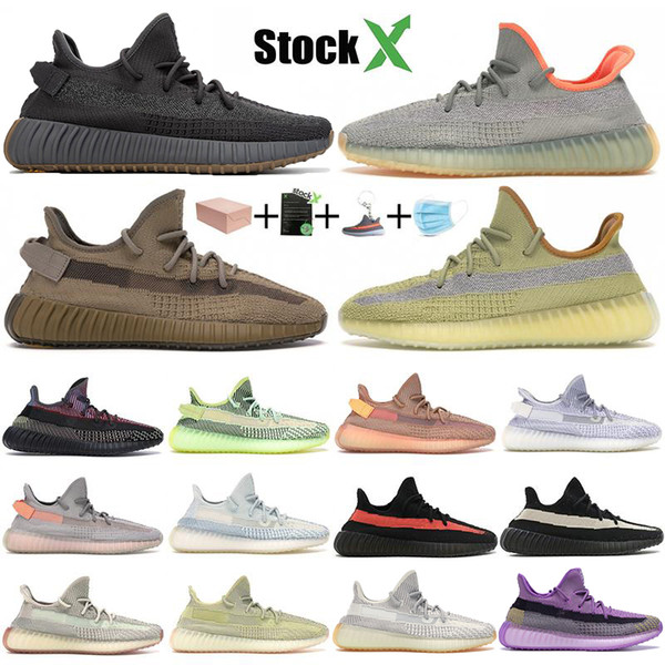 new kanye cinder earth desert tail light reflective stylist trainers marsh linen yeshaya black static running shoes mens women sneakers