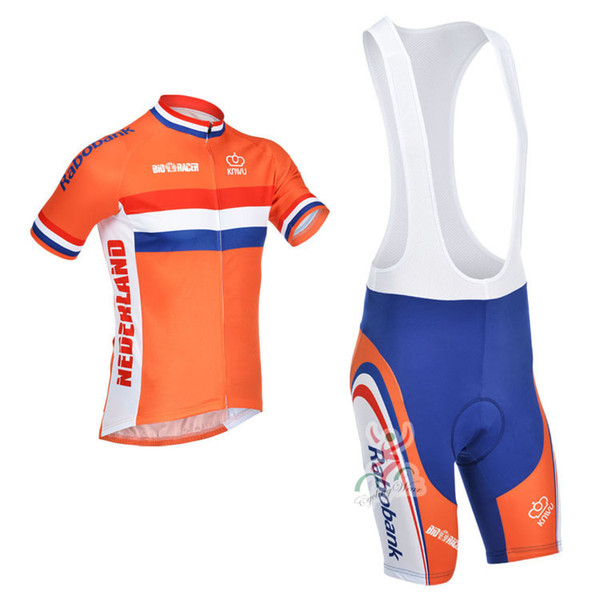 wholesale-2015 nederland cycling jersey bike clothing and bib shorts racing suits team netherlands ciclismo maillot