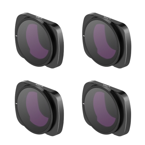 Kit de filtre à lentille magnétique Compatible avec DJI Pocket 2 OSMO Pocket Camera Verre optique Filtres multicouches 4-Pack (ND8PL / ND16PL / ND32PL / ND64PL)