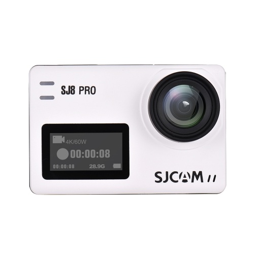 SJCAM SJ8 PRO Action Camera 4K/60FPS WiFi Sports Cam White Bare-metal Version