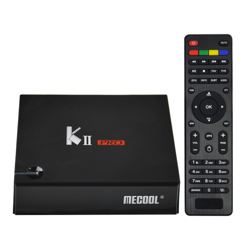 MECOOL KII PRO Android TV BOX + DVB-S/S2 & DVB-T/T2 & DVB-C STB