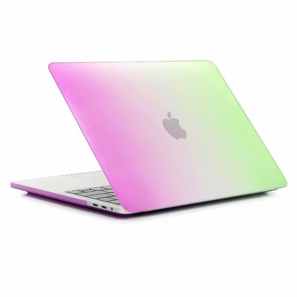 rainbow lapcase for apple macbook pro 13.3 a1278 cover hard shockproof anti scratch transparent cases for macbook a1278