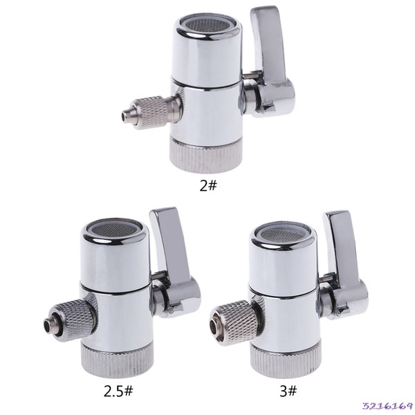 water filter faucet diverter valve ro system 1/4" 2.5/8" 3/8" tube connector